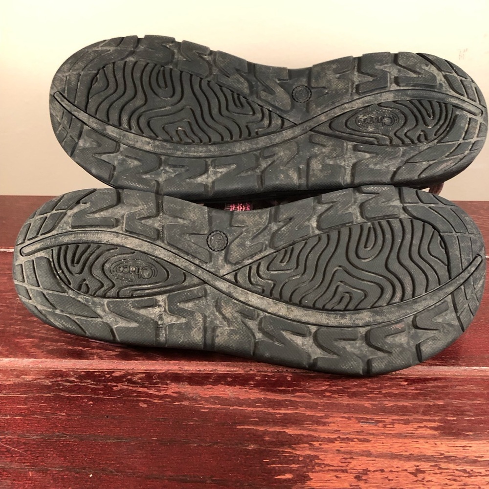 Chaco's Women's Z/Volv Sandals Brown/Pink Size 11 - Picture 8 of 10